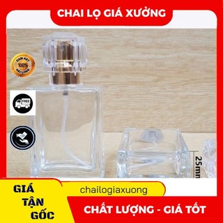Chai Lọ Chiết Nước Hoa ❈ GIÁ XƯỞNG ❈ Chai Lọ chiết nước hoa 30ml Nút Lục Giác , Chai Lọ dầu thơm , phụ kiện du lịch