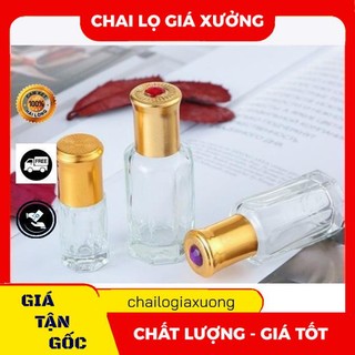 Chai Lọ Chiết Nước Hoa ❈ GIÁ XƯỞNG ❈ [3ml,6ml,12ml] Vỏ Chai Lọ chiết nước hoa Dubai bi lăn Ruby rỗng đựng dầu thơm .
