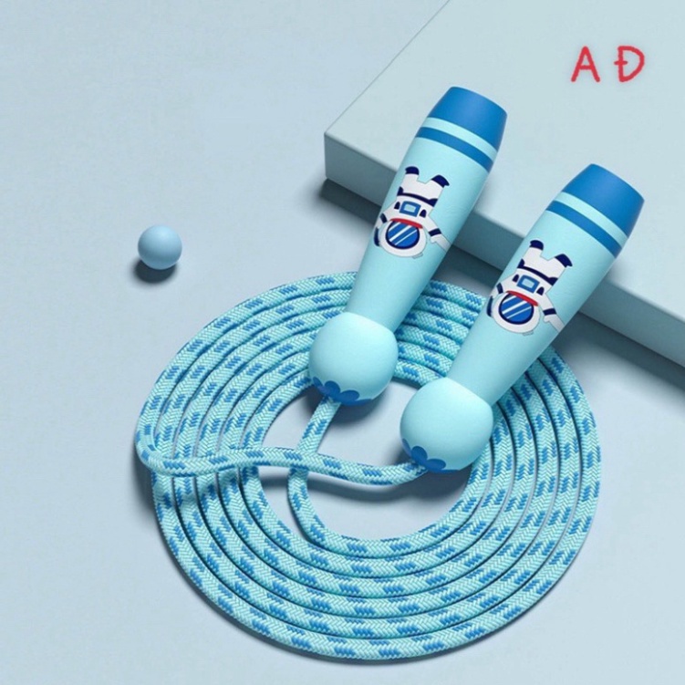 DÂY NHẢY TRẺ EM 2 MÀU XANH HỒNG SIÊU KUTE