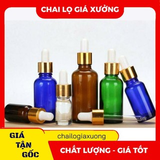 Chai Lọ Chiết Serum ❈ GIÁ XƯỞNG ❈ [15ml,20ml,30ml] Chai Lọ đựng tinh dầu bóp giọt chiết nước hoa