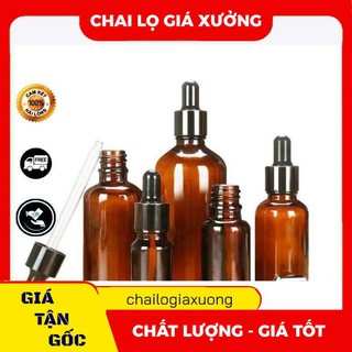 Lọ Chiết Serum ❈ GIÁ XƯỞNG ❈ [5ml,10ml] Lọ đựng tinh dầu bóp giọt Khoen Đen chiết mỹ phẩm , phụ kiện du lịch