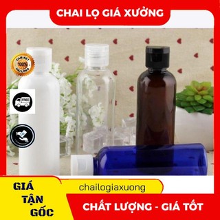 Chai Nhựa Nắp Bật ❈ GIÁ XƯỞNG ❈ Chai nhựa pet nắp bật [100ml,50ml,30ml,20ml,10ml] chiết dầu gội, sữa tắm .