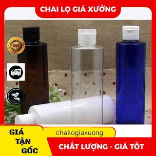 Chai Nhựa Nắp Bật ❈ GIÁ XƯỞNG ❈ Chai nhựa pet nắp bật 150ml,200ml,250ml chiết mỹ phẩm , phụ kiện du lịch