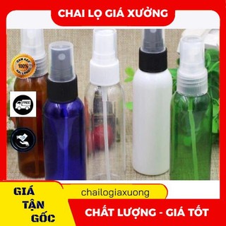 Chai Xịt Phun Sương ❈ GIÁ XƯỞNG ❈ Chai nhựa pet xịt phun sương 100ml,50ml,30ml,20ml,10ml chiết mỹ phẩm .