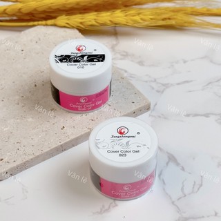 Gel vẽ trắng đen siêu đặc vẽ nổi vân cực rõ và nét trên móng
