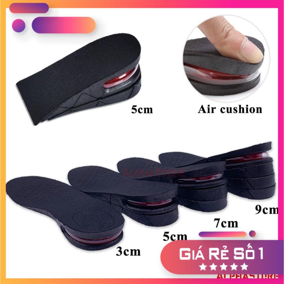 Cặp Lót Giày Tăng Chiều Cao 【Loại 1】- Nhiều Nấc 3cm/5cm/7cm/9cm - Tùy Chọn Nguyên Bàn, Nửa Bàn - Đế Độn Tăng Chiều Cao