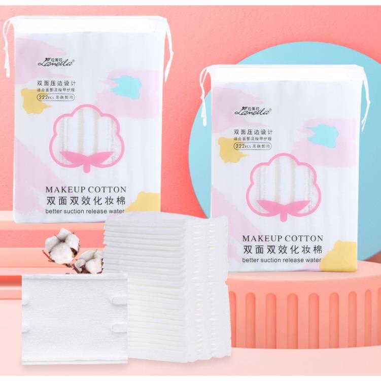 Bông tẩy trang 222 miếng Lameila