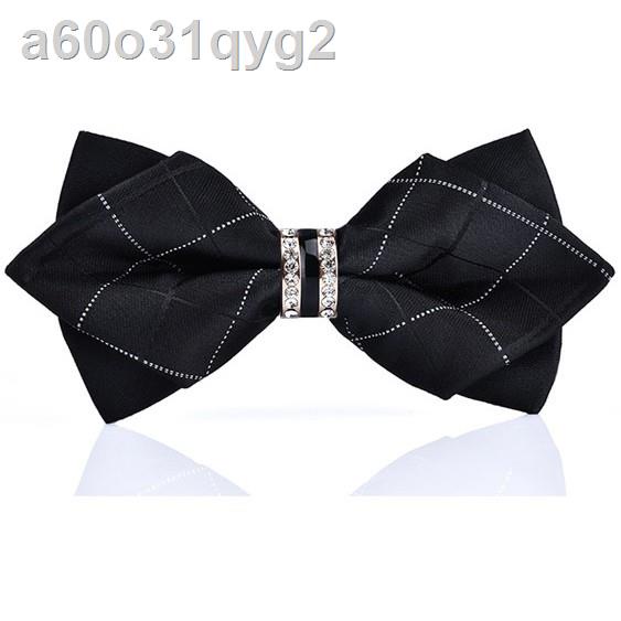 ❦Nơ đeo cài cổ áo Vest Nam 2 lớp thời trang đính đá và nhiều mẫu họa tiết NO-80 {Phụ Kiện – AdamZone}