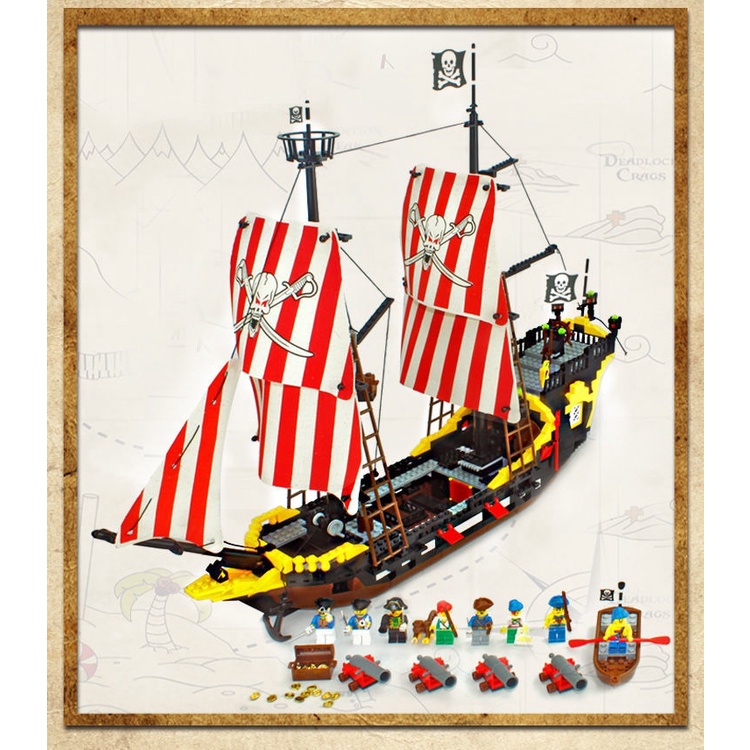Đồ Chơi Lắp Ráp Mô Hình Tàu Cướp Biển Caribbean