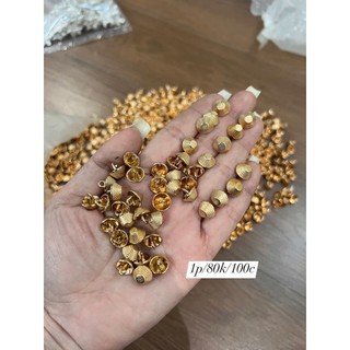 Set 100 nút sơ mi kim loại