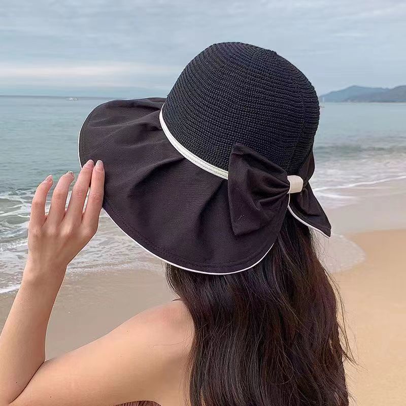 Mũ Rộng Vành Chống Nắng Chống Tia Cực Tím Thời Trang Đi Biển Cho Nữ