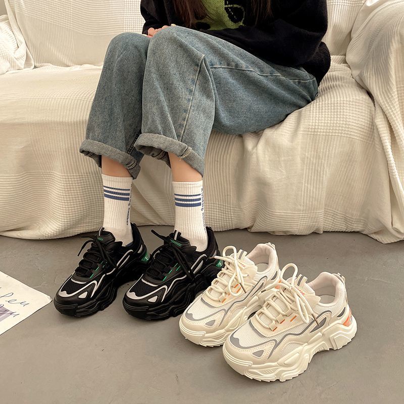 Giày Thể Thao Đế Dày Thời Trang Hàn Quốc Cho Nữ