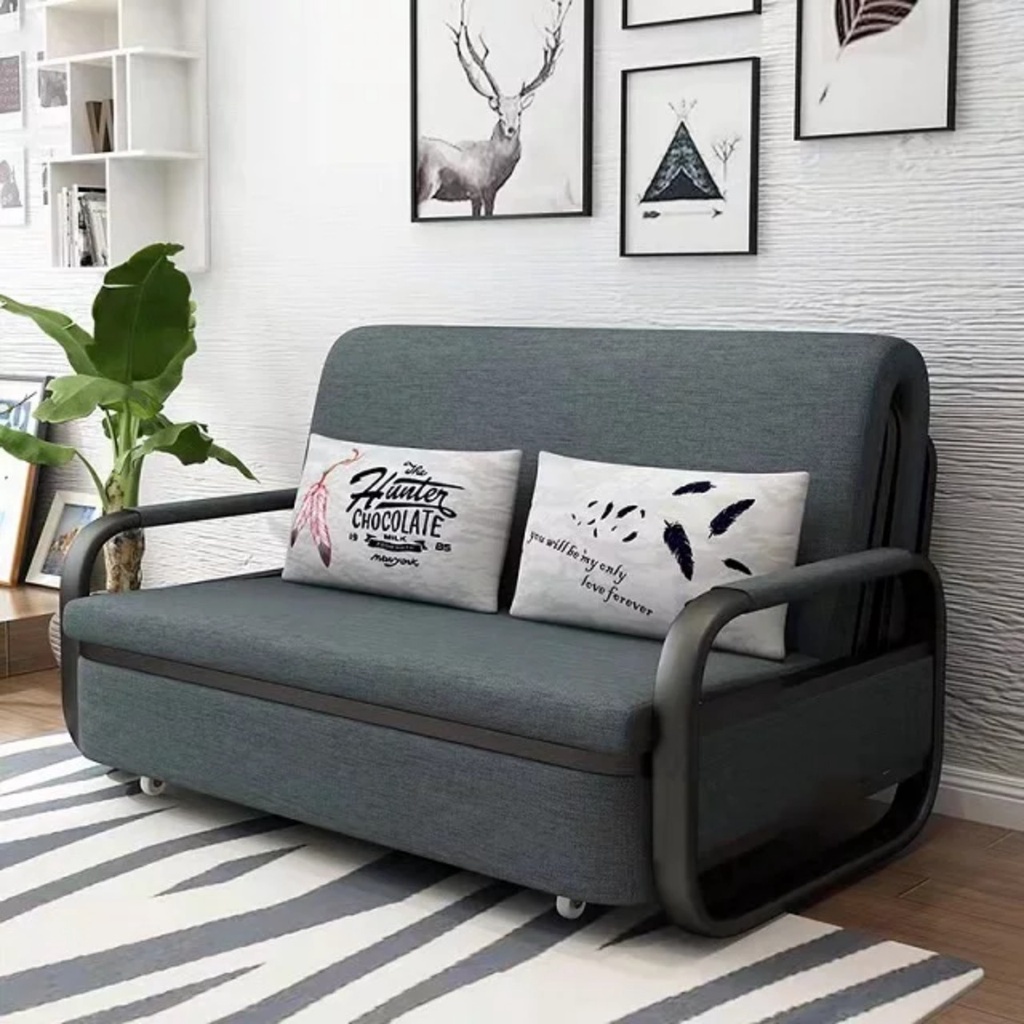 Sofa giường 128cm x190cm gấp gọn thông minh đa năng có ngăn chứa đồ , tiết kiệm không gian hàng nhập khẩu | BigBuy360 - bigbuy360.vn