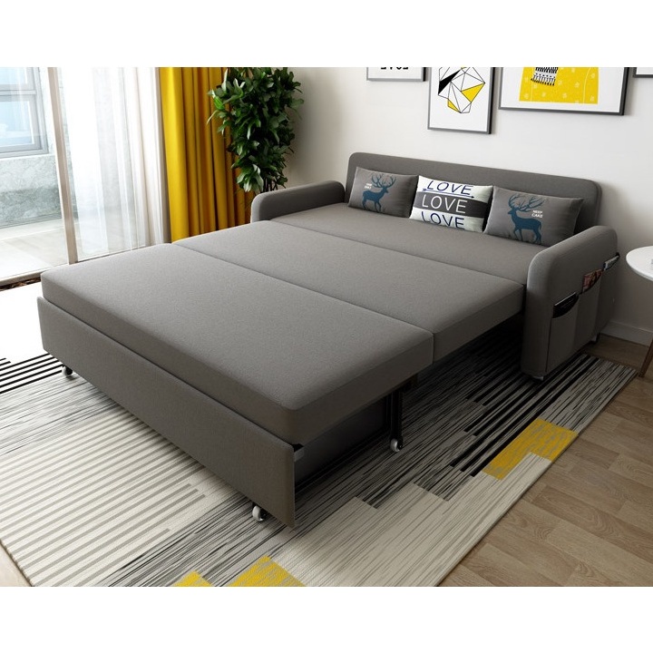 Sofa giường 199cm x 190cm có ngăn chứa đồ hàng nhập khẩu cao cấp, Giường sofa gấp gọn thông minh tiết kiệm không gian | BigBuy360 - bigbuy360.vn