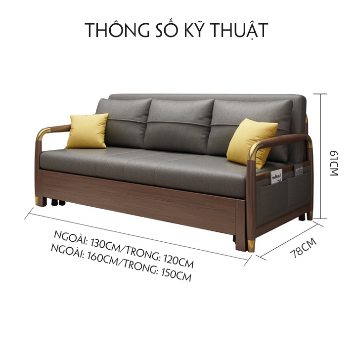 SOFA GIƯỜNG CAO CẤP HIỆN ĐẠI PANDURANGA - T428 CÓ NGĂN CHỨA ĐỒ HÀNG NHẬP KHẨU | BigBuy360 - bigbuy360.vn
