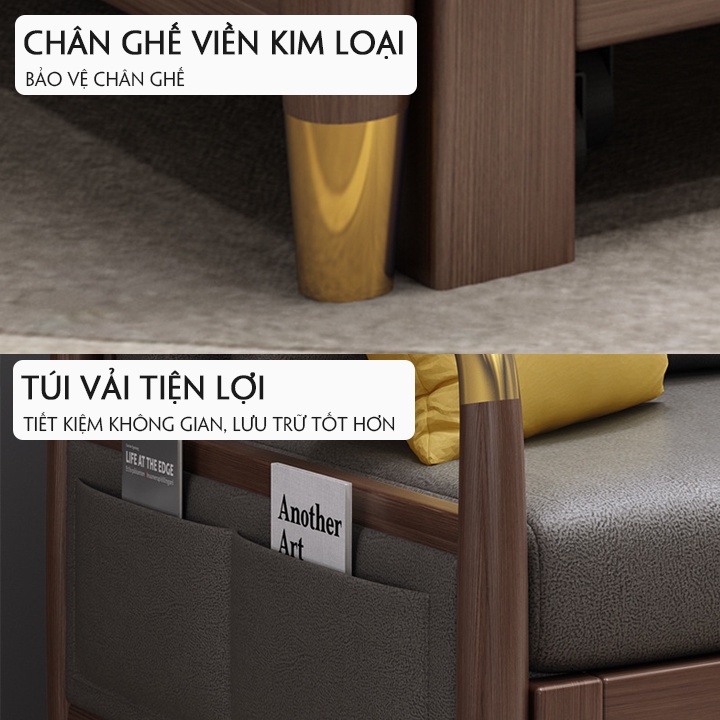 SOFA GIƯỜNG CAO CẤP HIỆN ĐẠI PANDURANGA - T428 CÓ NGĂN CHỨA ĐỒ HÀNG NHẬP KHẨU | BigBuy360 - bigbuy360.vn