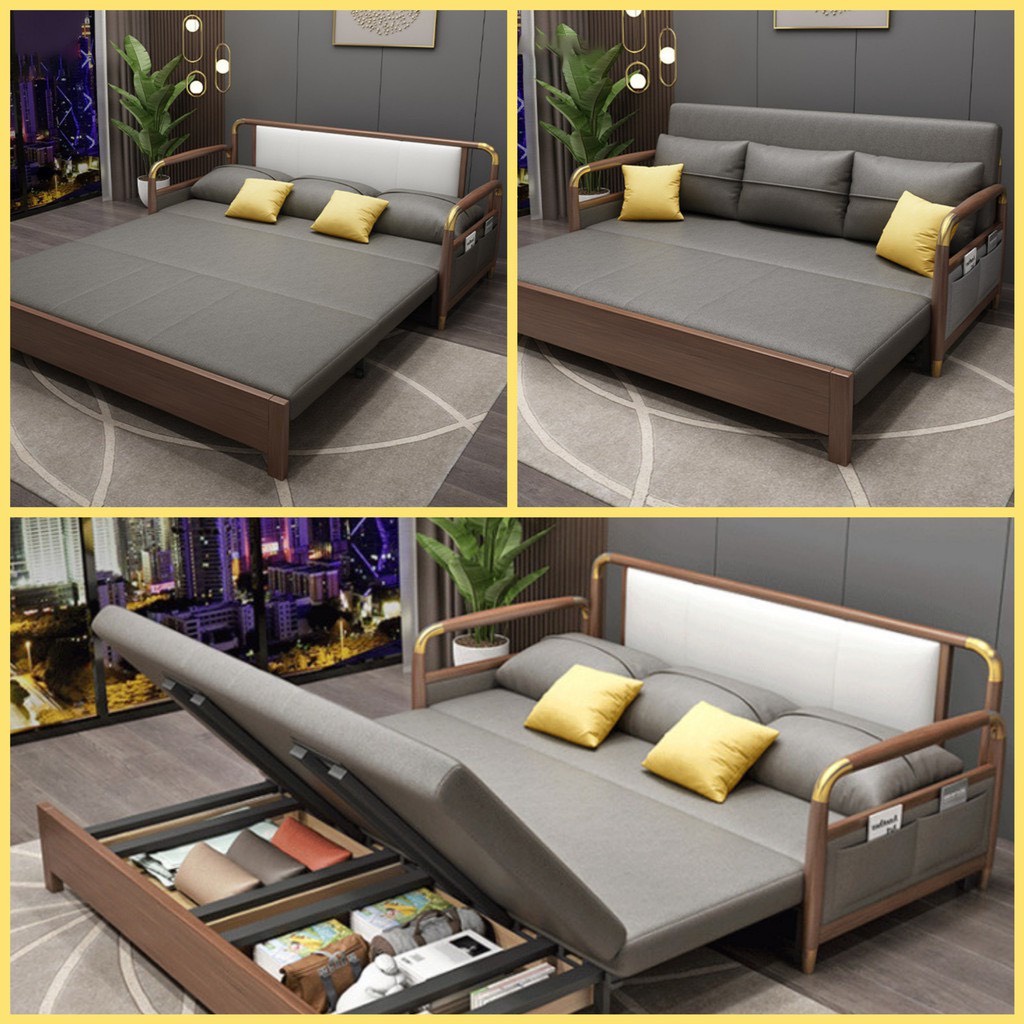 SOFA GIƯỜNG CAO CẤP HIỆN ĐẠI PANDURANGA - T428 CÓ NGĂN CHỨA ĐỒ HÀNG NHẬP KHẨU | BigBuy360 - bigbuy360.vn