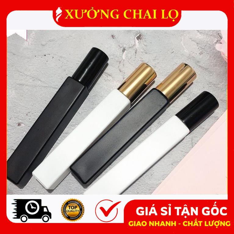 Chai Lọ Chiết Nước Hoa ❤ Chai Lọ Chiết Nước Hoa Thủy Tinh Hình Trụ 3ml,5ml,10ml,20ml,30ml đựng dầu thơm