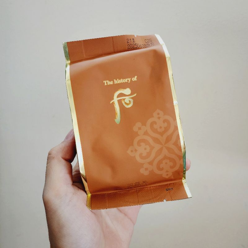 Lõi Phấn nước Whoo tái sinh Radiant Essence Cushion SPF50+/PA+++