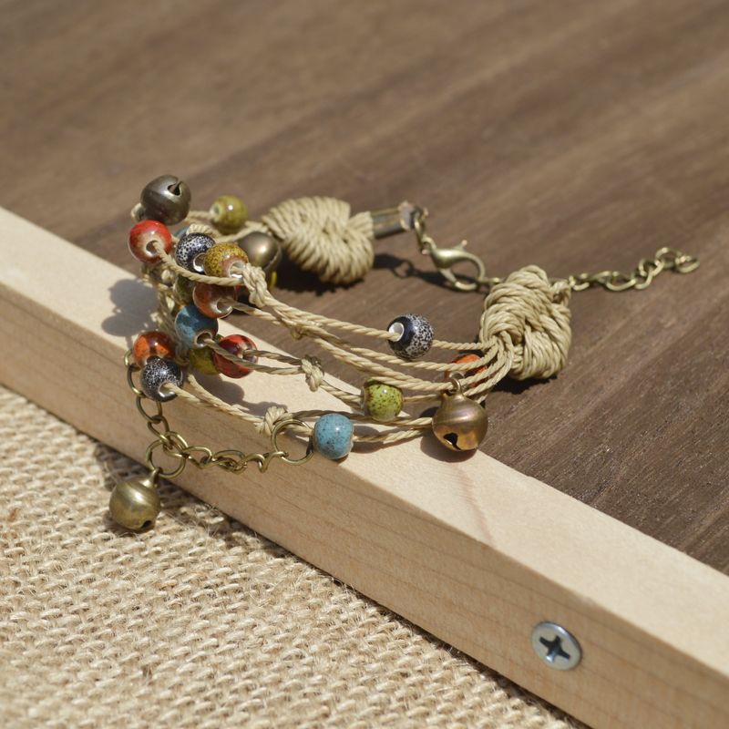 Vòng Đeo Tay Bằng Gốm Sứ Phong Cách Bohemian Thời Trang Cho Nữ