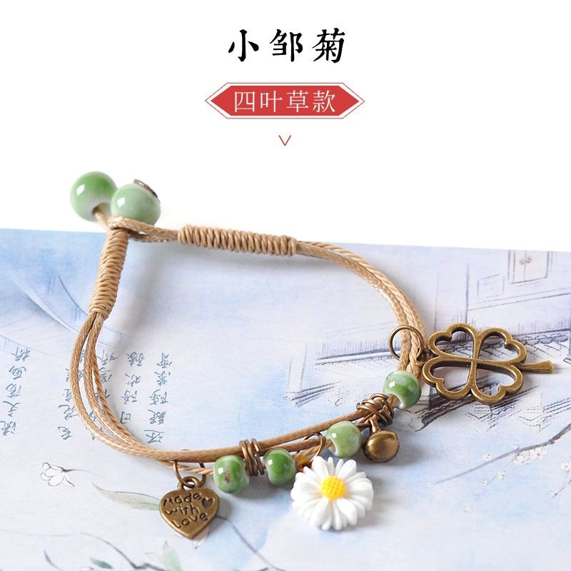 Vòng Đeo Tay Bằng Gốm Sứ Phong Cách Bohemian Thời Trang Cho Nữ