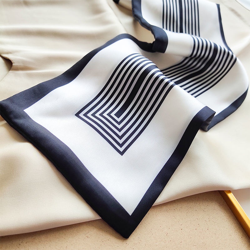 Khăn Quàng Cổ Lụa Mỏng Và Dài Chống Nắng Mùa Hè Dễ Phối Đồ Phong Cách Hàn Quốc