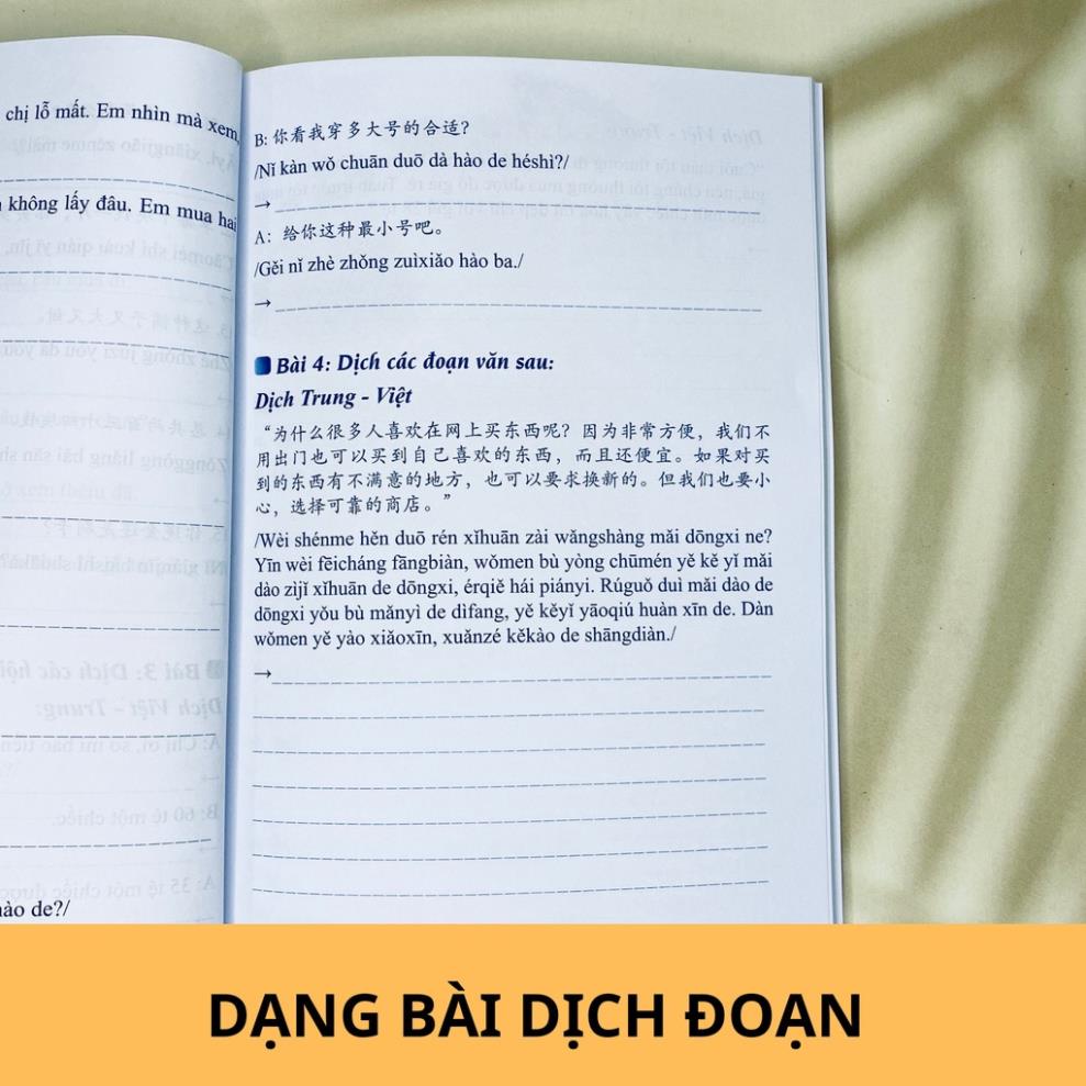 Sách bài tập luyện dịch & đáp án phân tích (Trình độ HSK123) | BigBuy360 - bigbuy360.vn