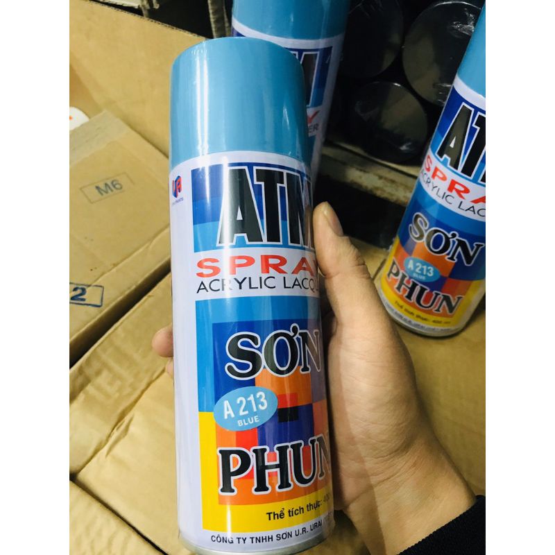 Sơn xịt ATM A213 xanh da trời
