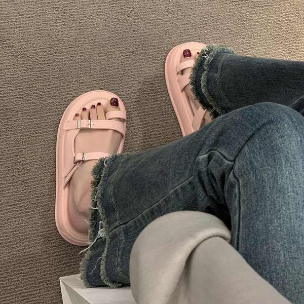 Dép nơ đế cao sandal dép lê đế dày thời trang nữ La Mã