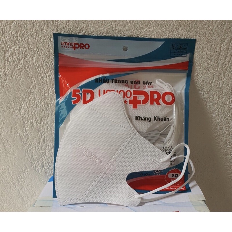 Thùng khẩu trang 5d umino pro kháng khuẩn.