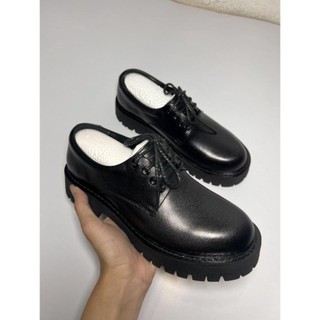 Giày Đốc da thật đế cao su 100% đế tăng thêm 5cm chiều cao, nam nữ đi đều tôn dáng