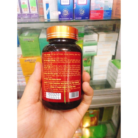 Hộp 20 viên MINH MỆNH ĐƠN - Sâm Nhung Bổ thận Nam Nữ tăng cường sinh lý nam