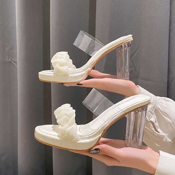 Dép cao gót nữ Đôi dép tiên nữ dịu dàng