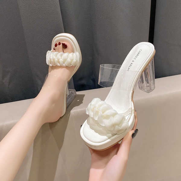 Dép cao gót nữ Đôi dép tiên nữ dịu dàng