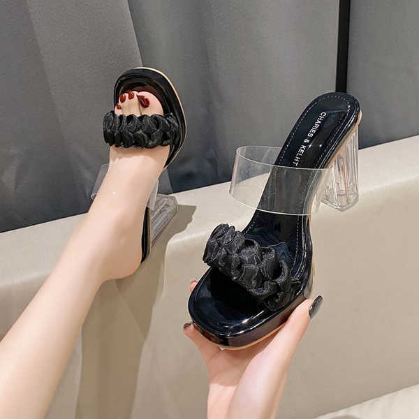 Dép cao gót nữ Đôi dép tiên nữ dịu dàng