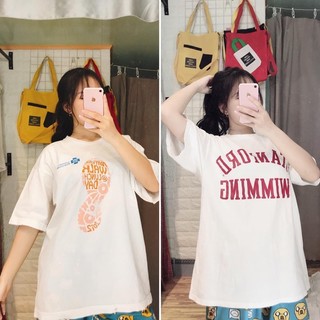Áo thun mỹ 2hand unisex tay lỡ ( chat chọn mẫu )