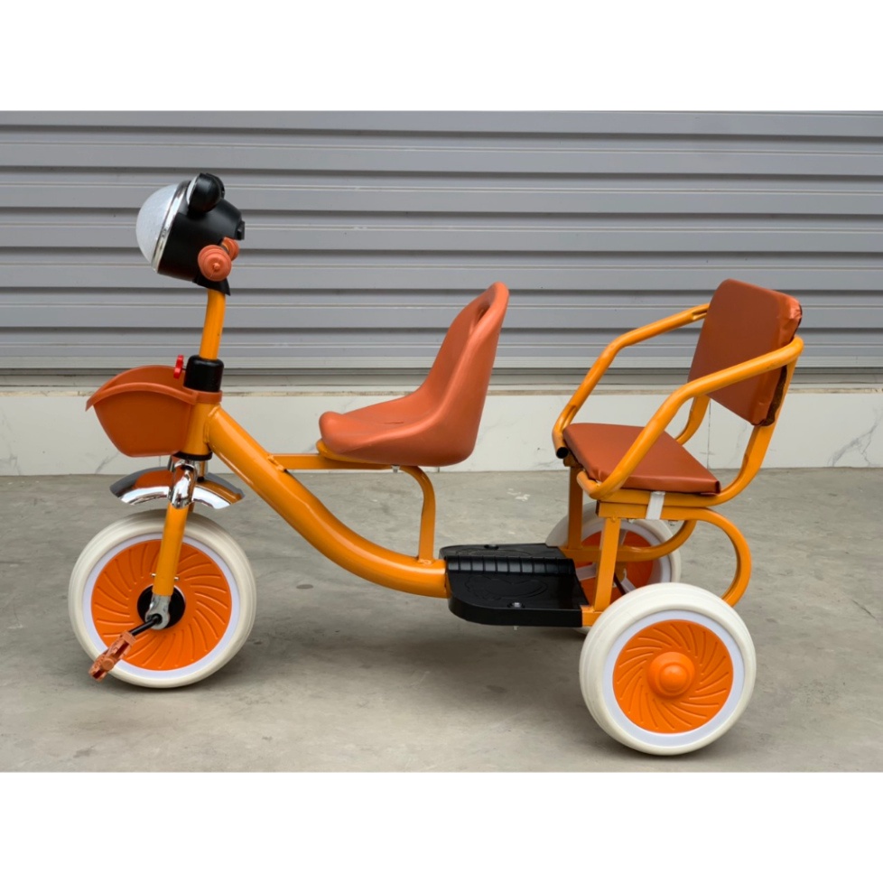 Xe đạp xích lô có đèn, có nhạc, đệm da