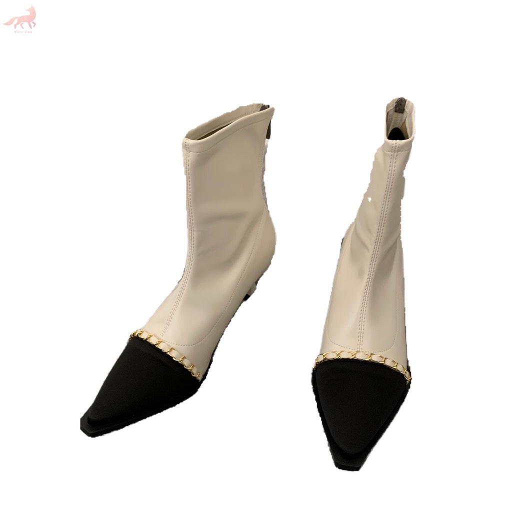 M✐♦✴Martin boots cao gót mũi nhọn mẫu mới 2022