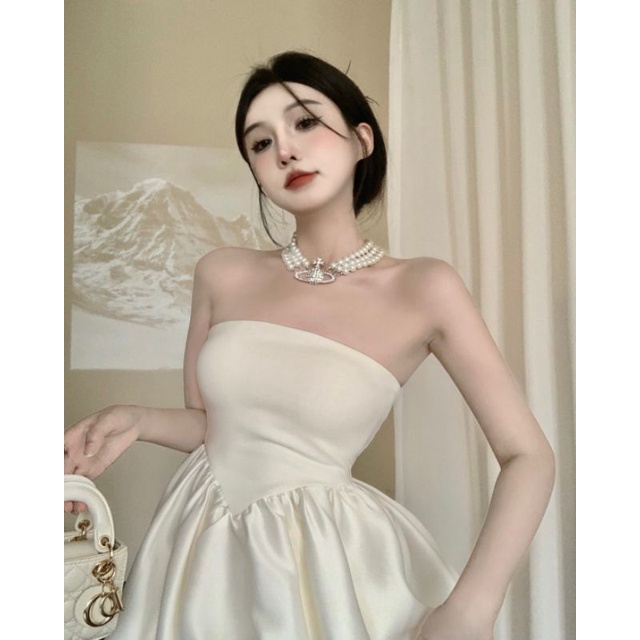 Set váy quây lụa sang chảnh