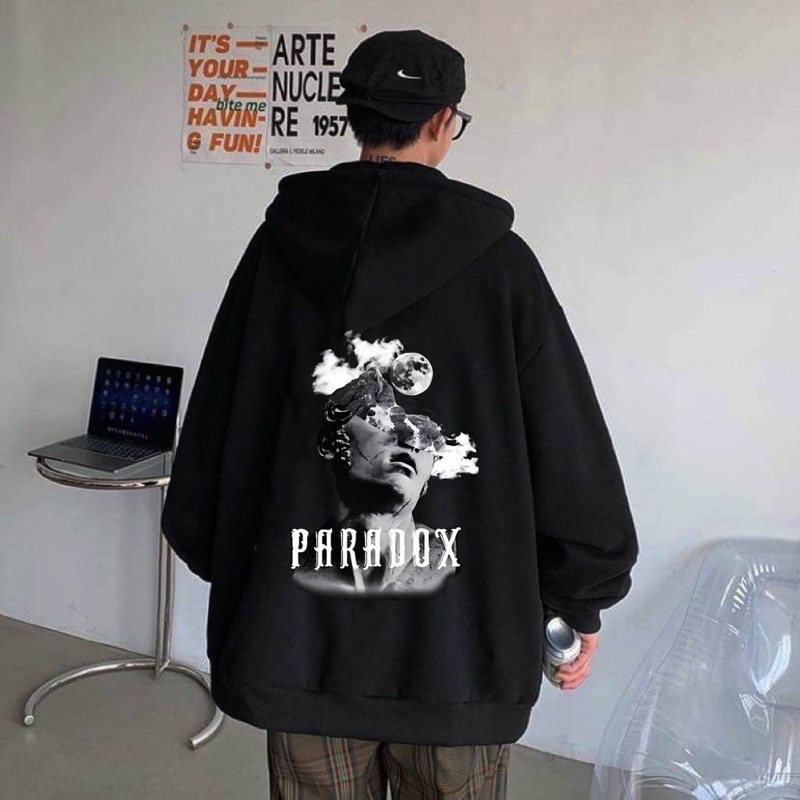 Áo khoác hoodie nam nữ, nỉ bông dày dặn