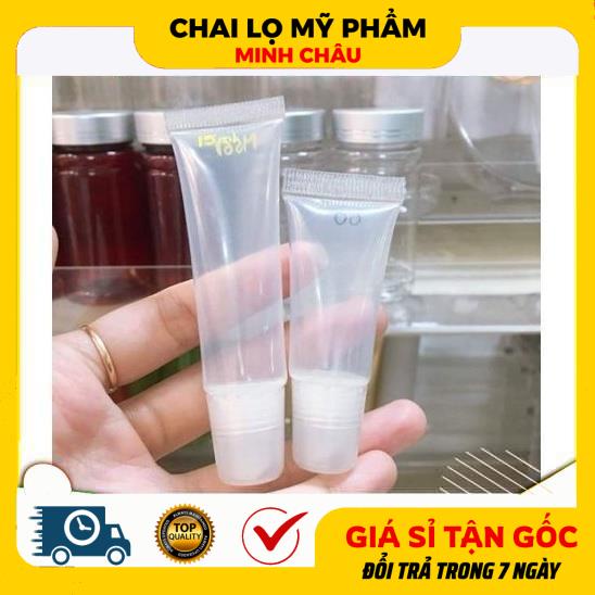 Tuýp (tube) nhựa Lip balm chiết mỹ phẩm , phụ kiện du lịch