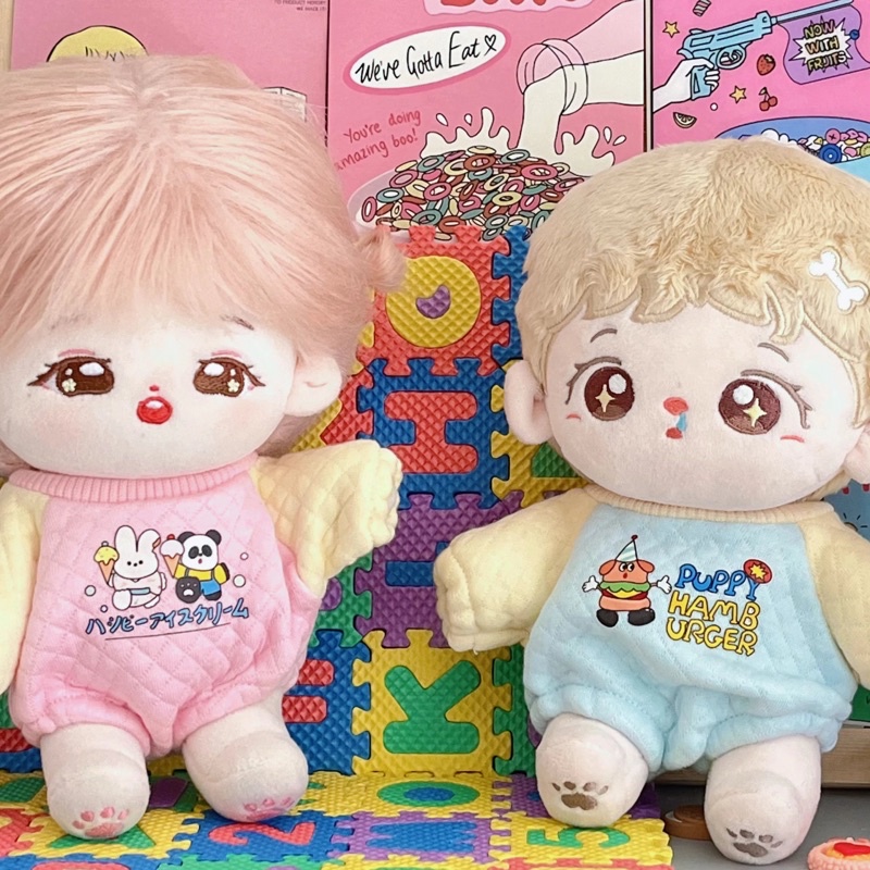 outfit 20cm cho búp bê bông doll 20cm
