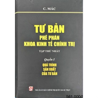 Sách Tư bản phê phán khoa kinh tế chính trị (Bộ 4 cuốn) - NXB Chính Trị QG Sự Thật