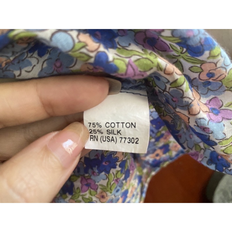 Áo zara auth hoa nhí pass