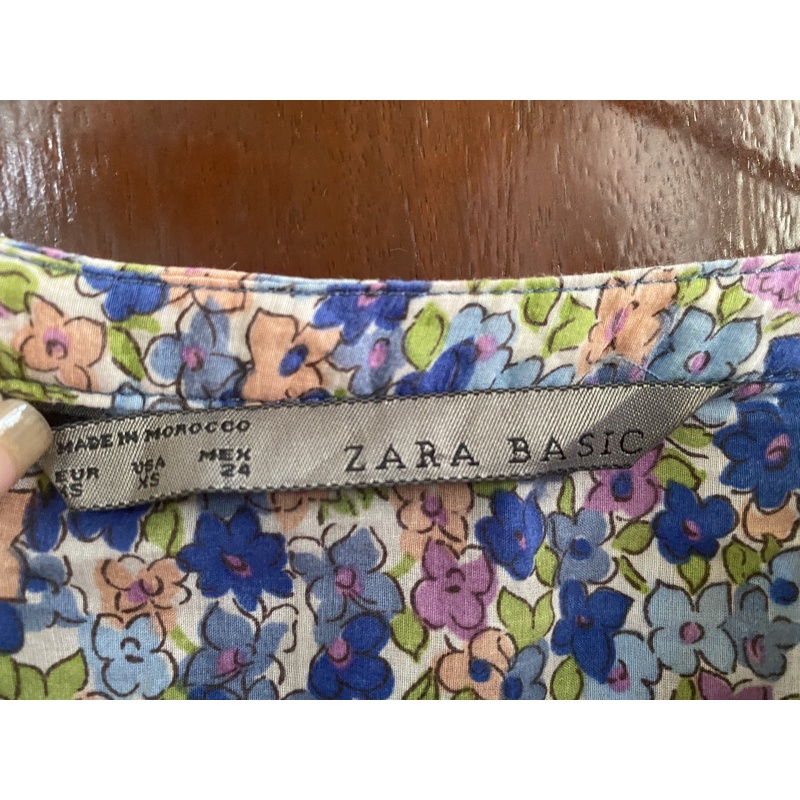 Áo zara auth hoa nhí pass