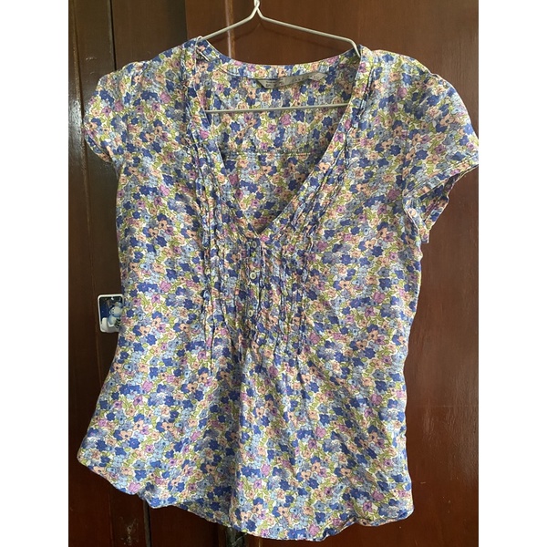 Áo zara auth hoa nhí pass