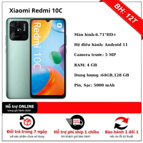 [FREE SHIP] Điện thoại Xiaomi Redmi 10C hàng chính hãng fullbox nguyên seal bảo hành 18 tháng | BigBuy360 - bigbuy360.vn