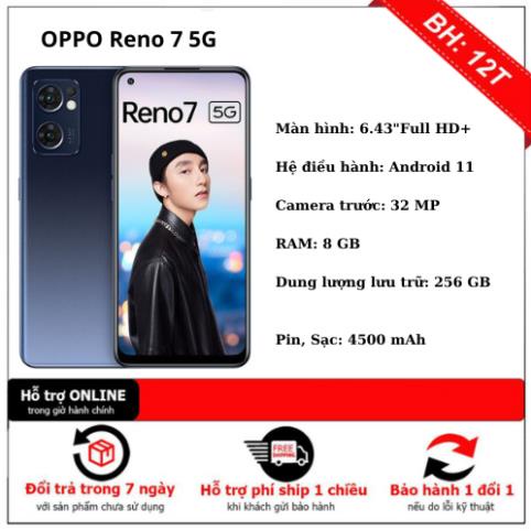 [FREE SHIP] Điện thoại OPPO Reno 7 5G - hàng chính hãng fullbox nguyên seal bảo hành 12 tháng