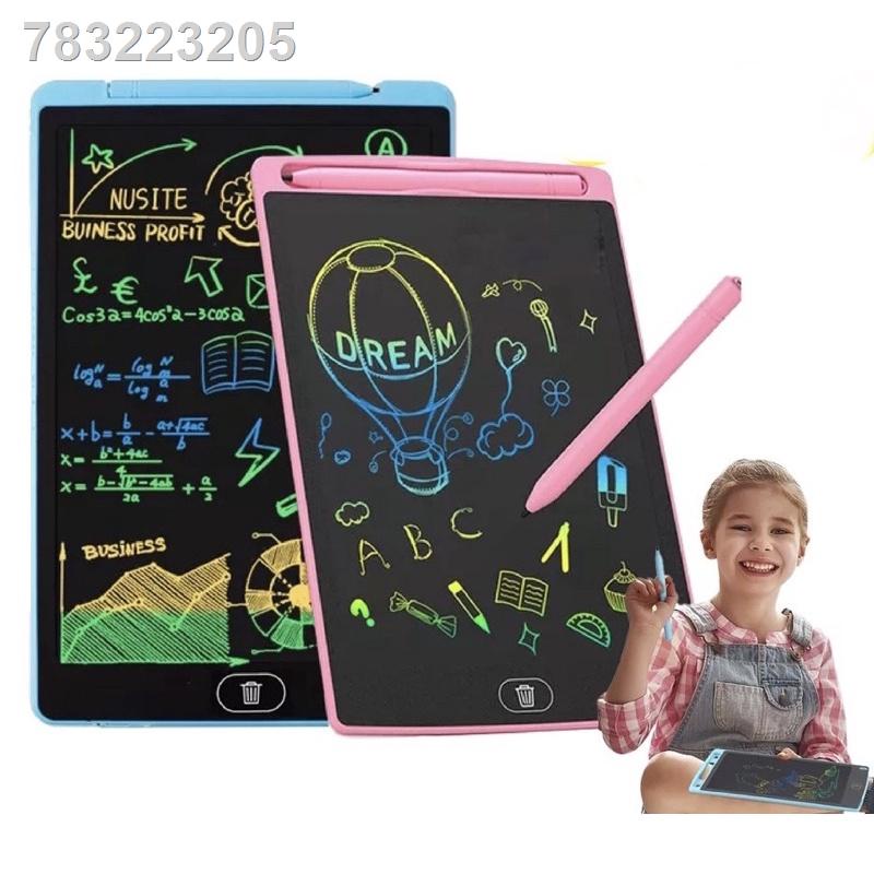 Bảng viết vẽ điện tử LCD kèm bút và sẵn pin 8 inch - 12 in đơn màu và đa sắc - ipad,bảng tự xóa, máy tính bảng