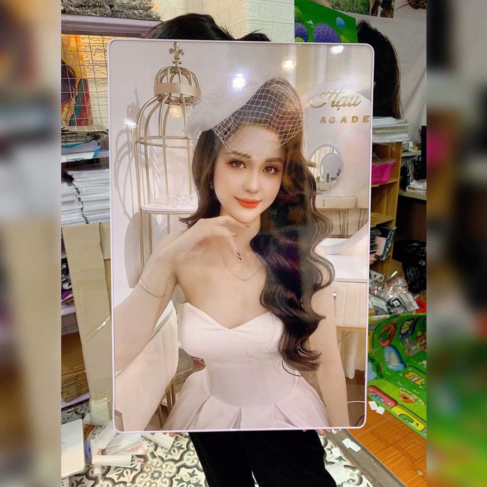 Khung ảnh gỗ 40x60, 50x75, 60x90 trang trí nhà cửa, bàn làm việc, in hình cưới, sinh nhật, thôi nôi